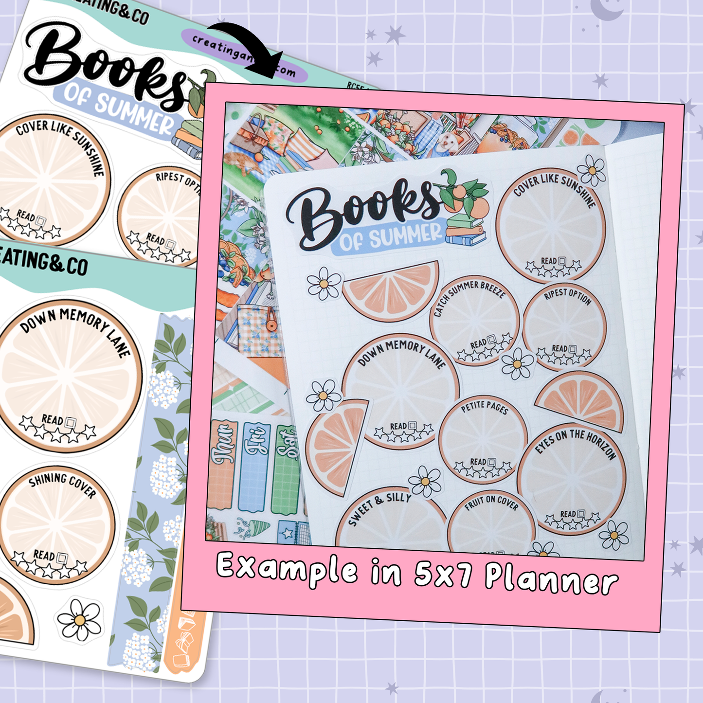 Books of Summer Orange Grove Decorative Reading Challenge - RC555