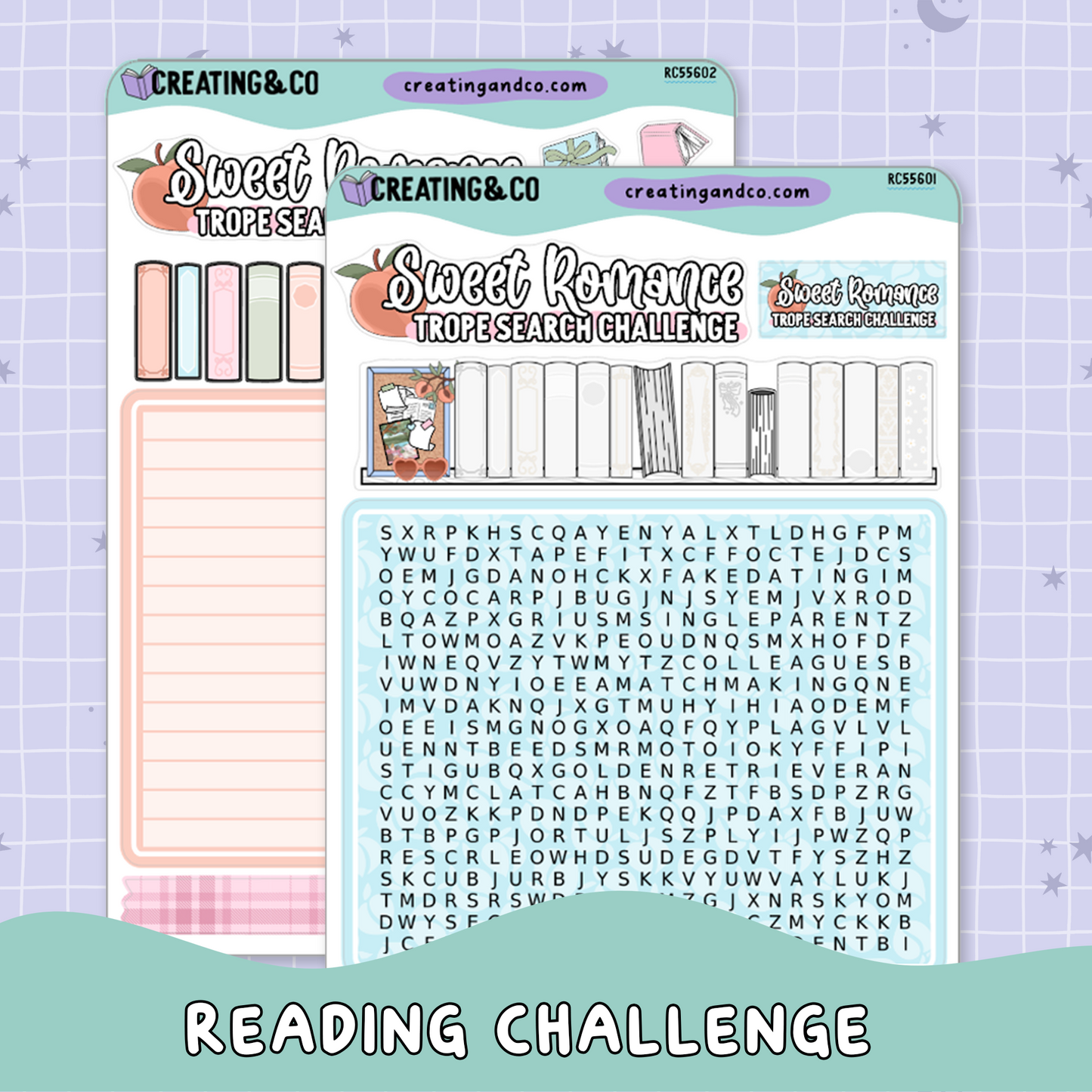 Sweet as a Peach Sweet Romance Weekly Kit + Reading Challenge