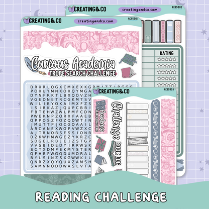Curious Academia Weekly Kit + Reading Challenge Bundle