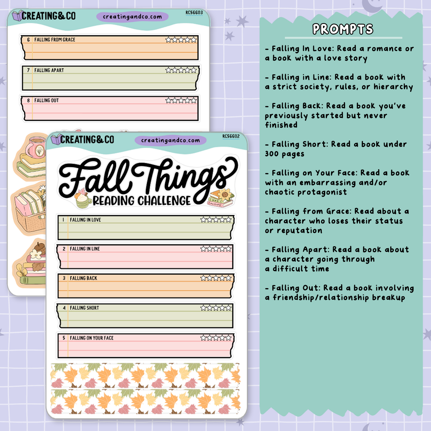 All The Fall Things Decorative Reading Challenge - RC566