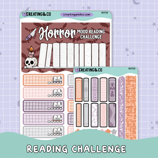 Horror Stories Mood Reader Book Shelf Decorative Reading Challenge - RC571