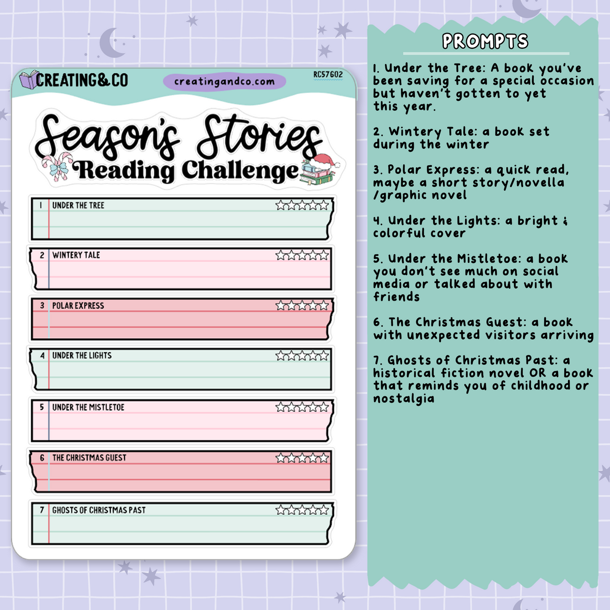 Season's Stories Decorative Reading Challenge - RC576