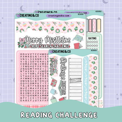 Merry Mistletoe Hallmark Trope Word Search Reading Challenge - RC577