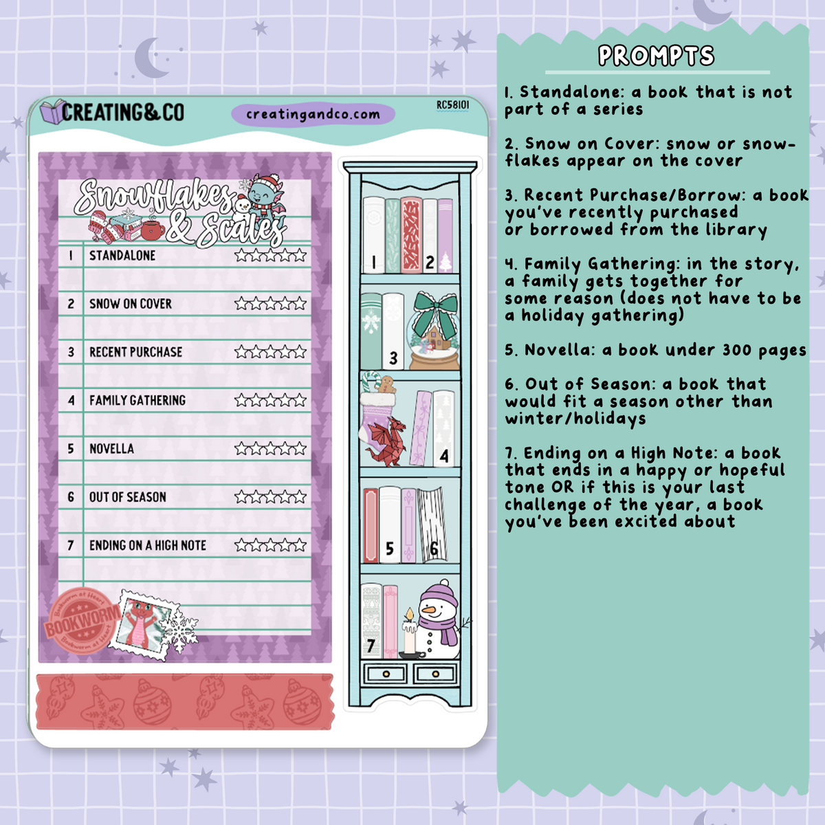 Snowflakes & Scales Dragon Weekly Kit + Challenge Bundle