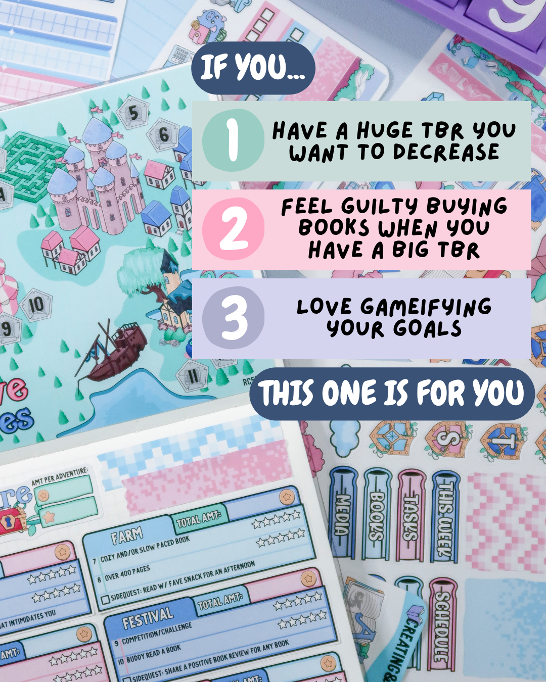 Archive Adventures Retro Map Game Decorative  Reading Challenge - RC553