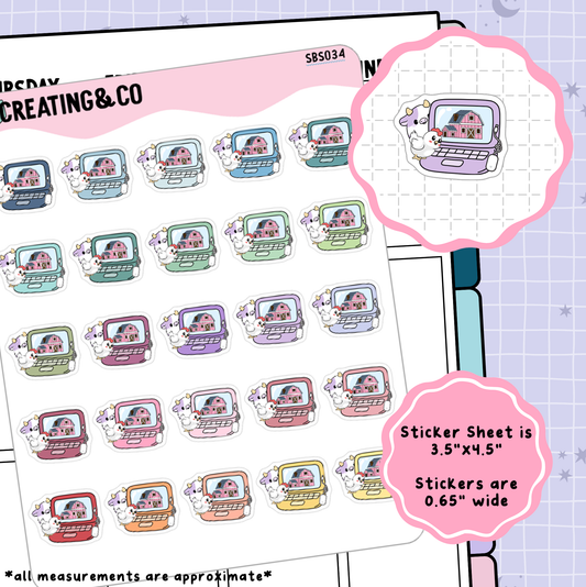 Cozy Farm Game Icon Functional Stickers - SBS034