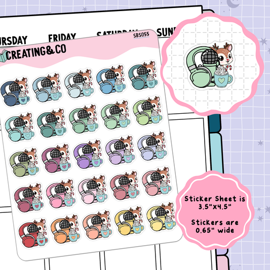 Christmas Podcast Icon Functional Stickers - SBS055