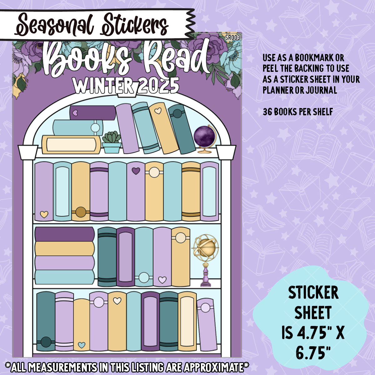 Stars Align 2025 Winter Reading Challenge Sticker Essential Bundle