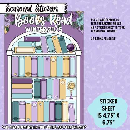 Stars Align 2025 Winter Reading Challenge Sticker Essential Bundle