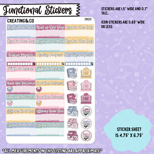 Fae & Folklore 2025 Fall Reading Sampler Sticker Set - SR029