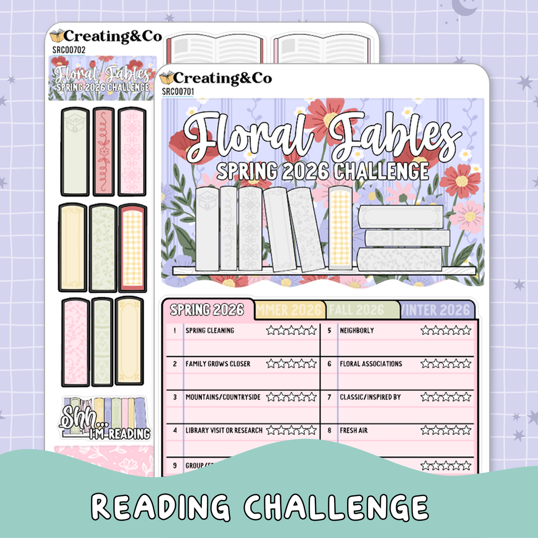 Spring 2026 Reading Challenges: Floral Fables – Creating & Co