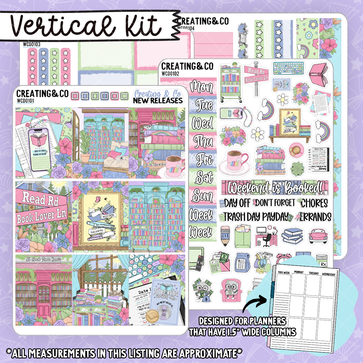 TBR Takedown 2024 Winter Countdown - All Sticker Sheets(27) - xWCD