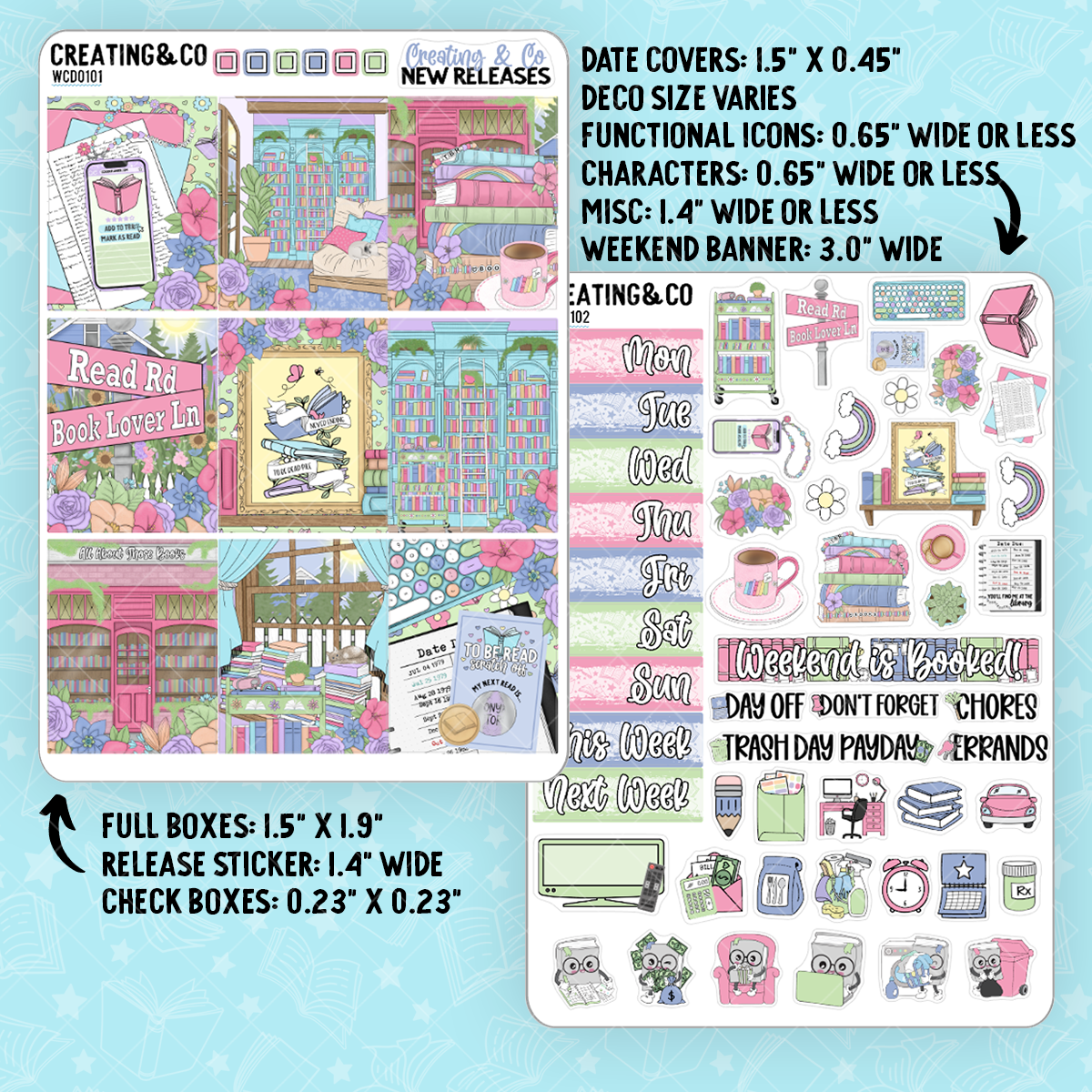 TBR Takedown 2024 Winter Countdown - All Sticker Sheets(27) - xWCD