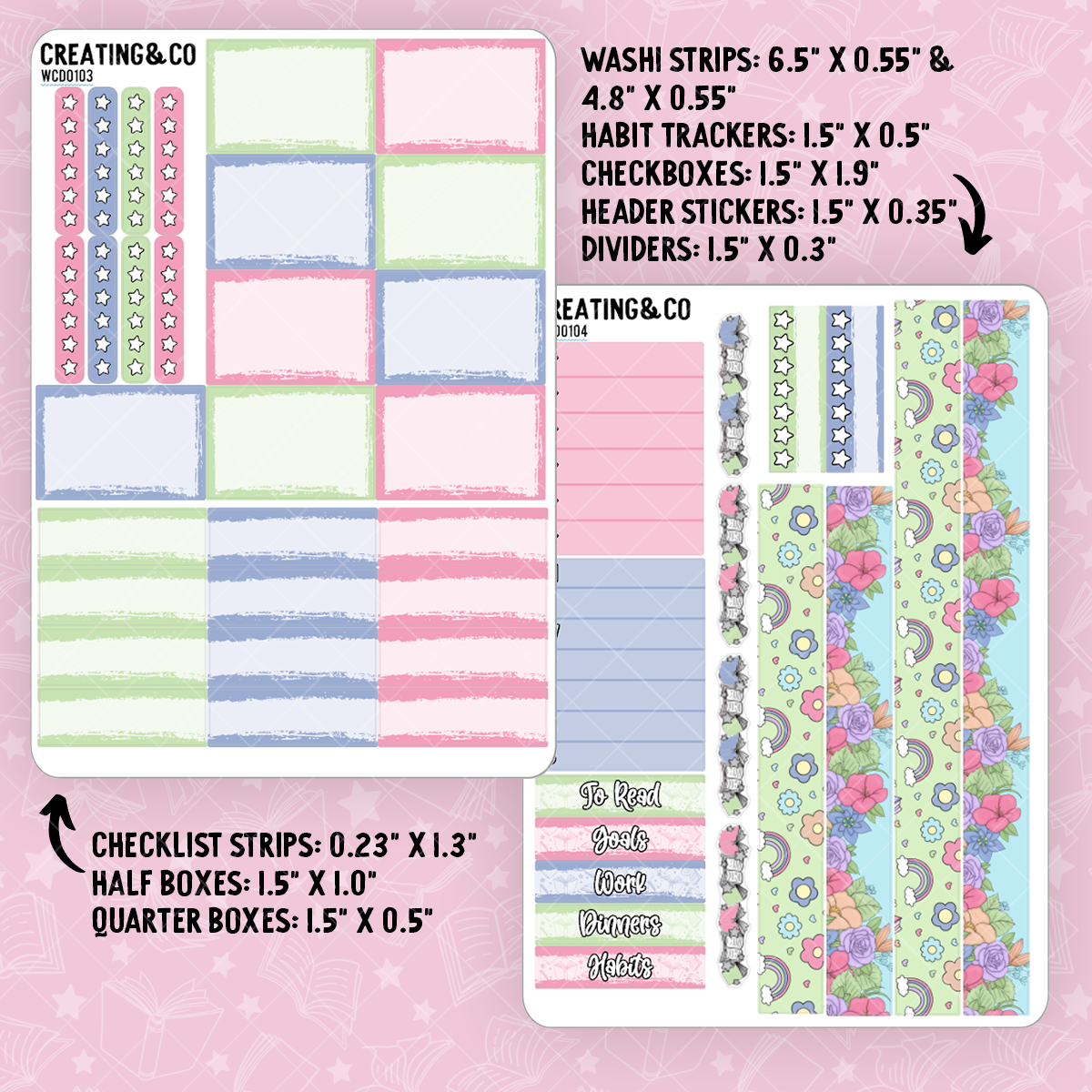 TBR Takedown 2024 Winter Countdown - All Sticker Sheets(27) - xWCD