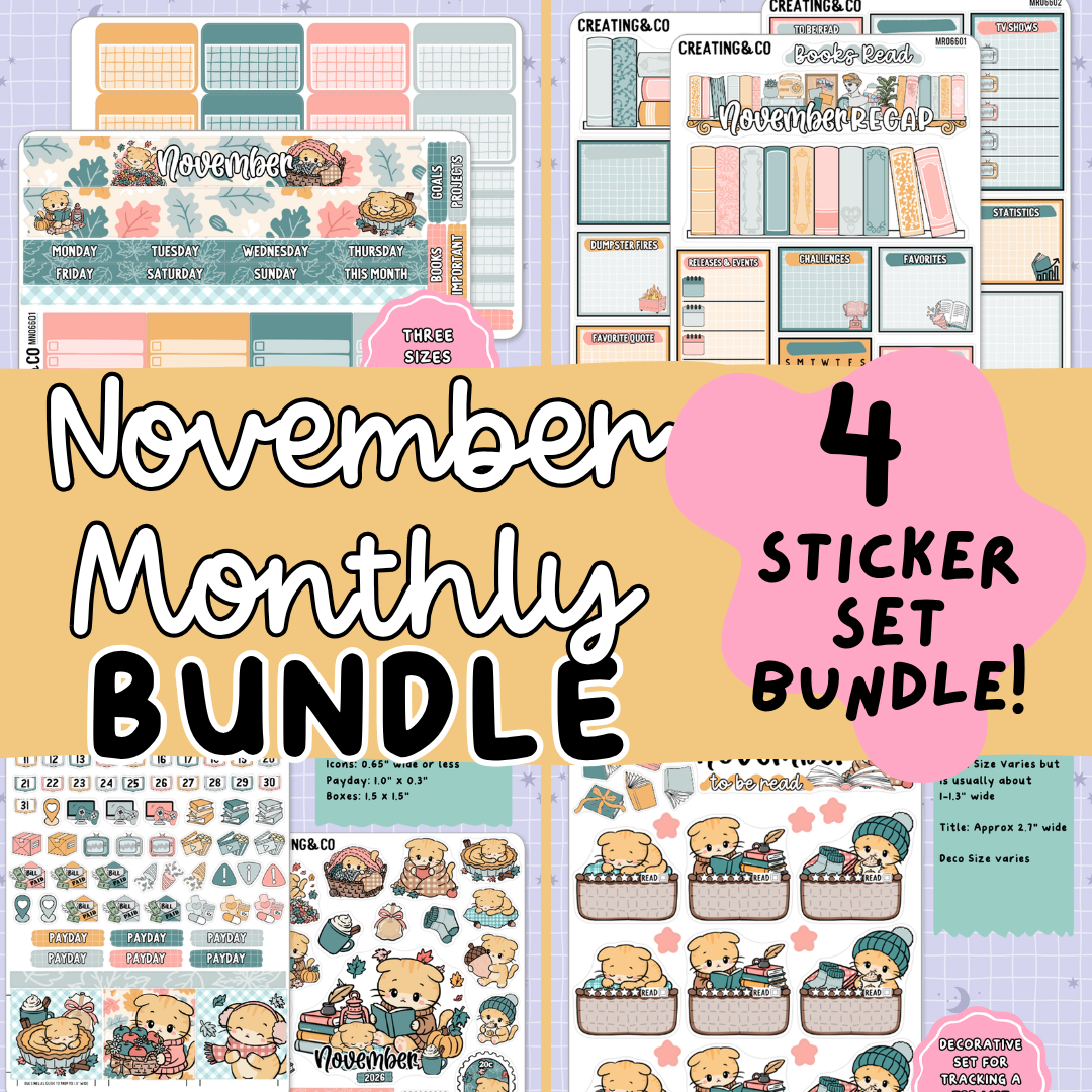 November Monthly Bundle