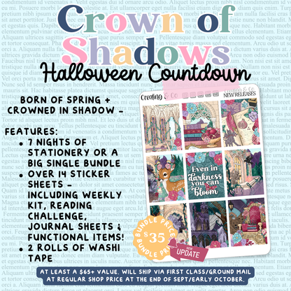 Crown of Shadows - 7 Nights of Halloween Bundle Countdown - PRESALE