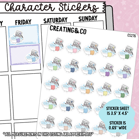 Bath Booksy Character Functional Planner Stickers - CS276