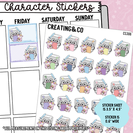 Farm Game Booksy Character Functional Planner Stickers - CS306