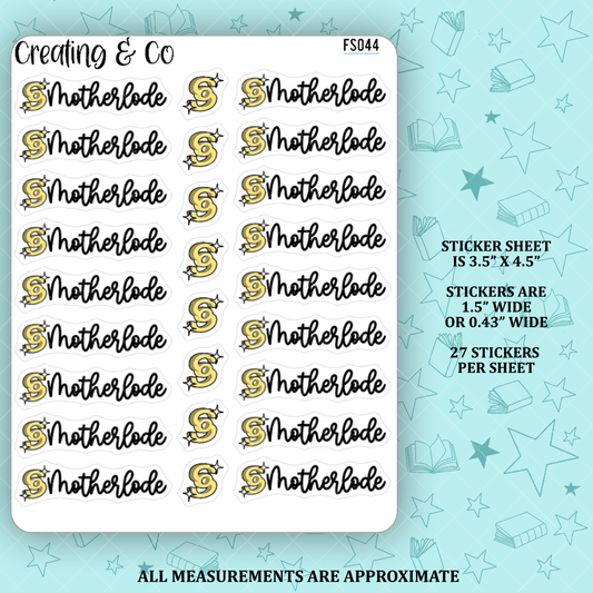 Motherlode Sims Payday Functional Stickers  - FS044