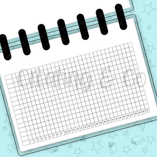 Habit Tracker Insert for Build Your Own Book Journal System