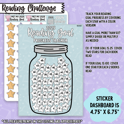 2025 Reading Tracker 5x7 Bundle