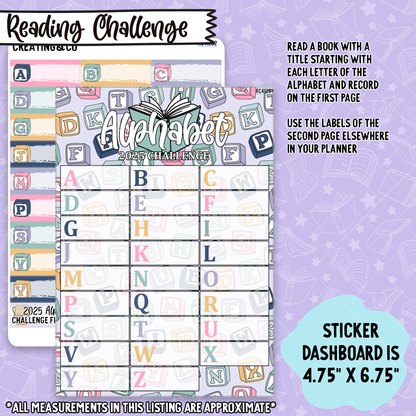 2025 Reading Challenge 5x7 Bundle - Misc Challenges