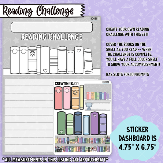 Create Your Own Reading Challenge Label Sticker Set - RC416