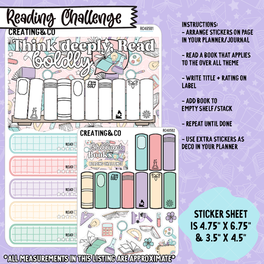 STEM/Science/Teaching Mood Reader Book Stack Decorative Reading Challenge - RC485