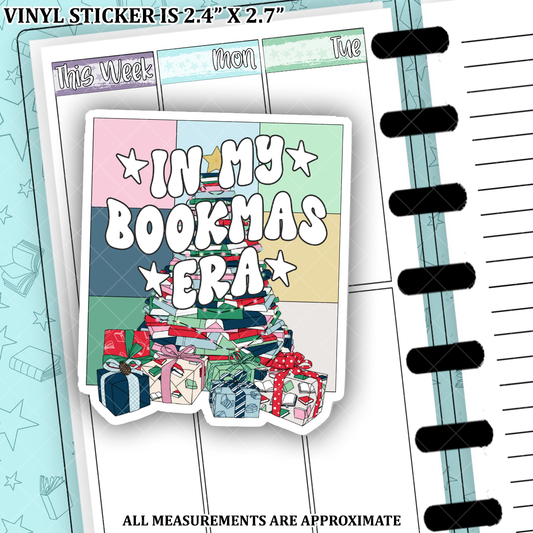 Bookmas Era Vinyl Die Cut Sticker - BMEV