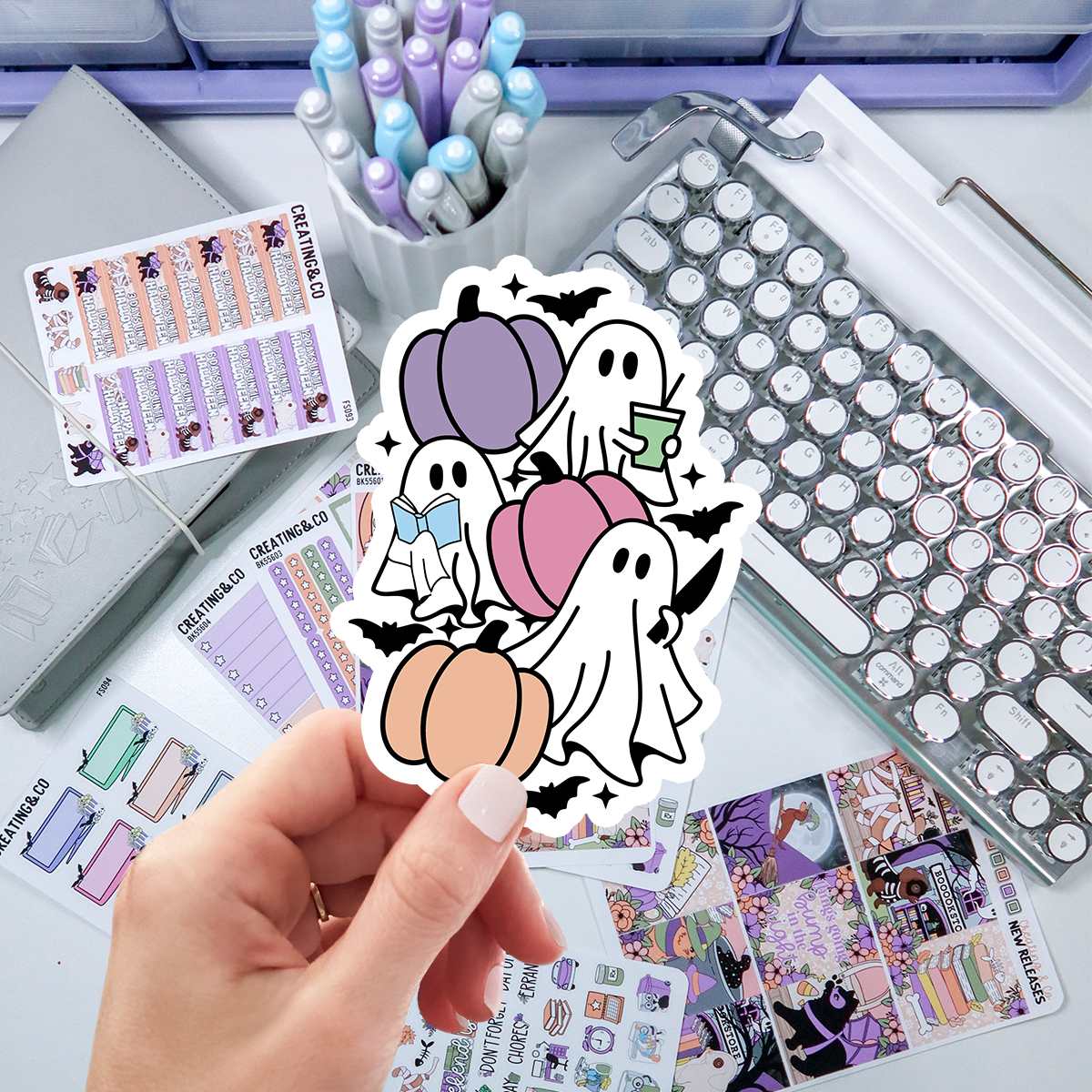 Ghost Friends Vinyl Die Cut Sticker - GFV