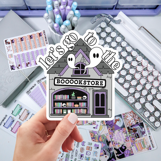 Go to the Booookstore Vinyl Die Cut Sticker - GTTBSV