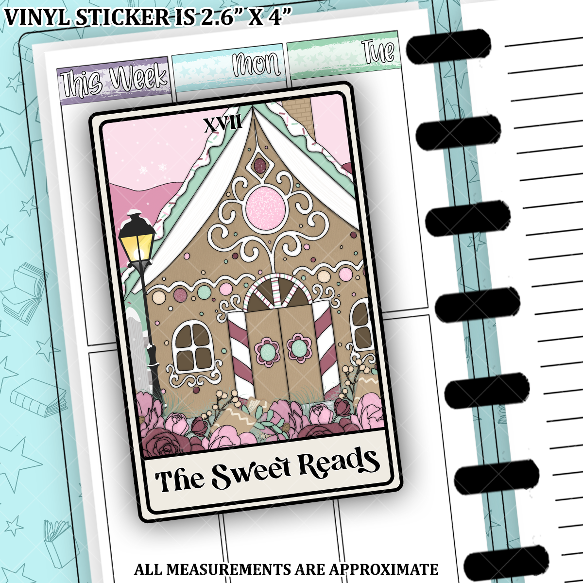 Sweet Treats Tarot Card Vinyl Die Cut Sticker - STVS
