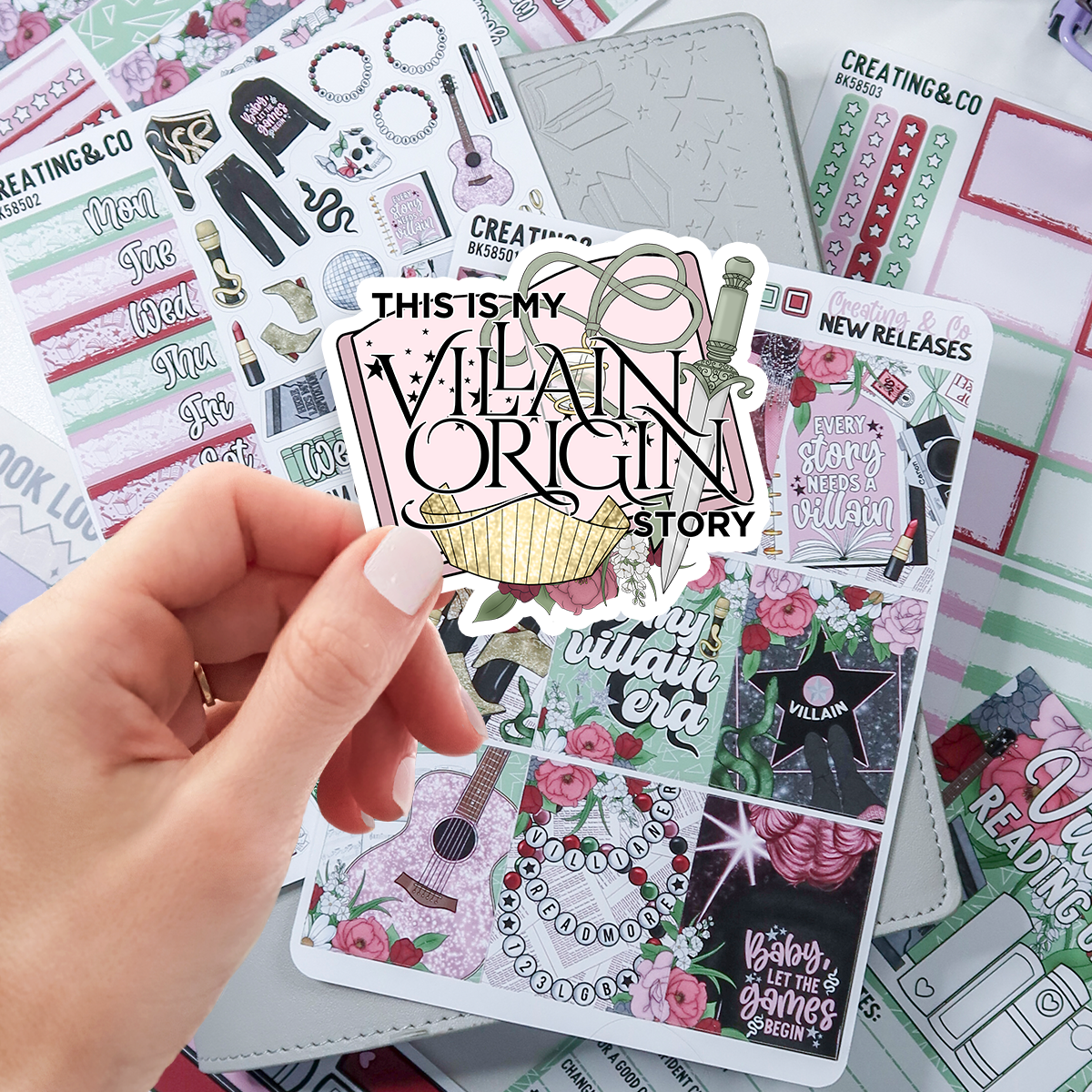 Villain Origin Story Vinyl Die Cut Sticker - VOSVS