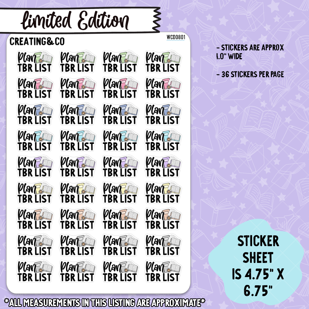 TBR Takedown 2024 Winter Countdown - All Sticker Sheets(27) - xWCD