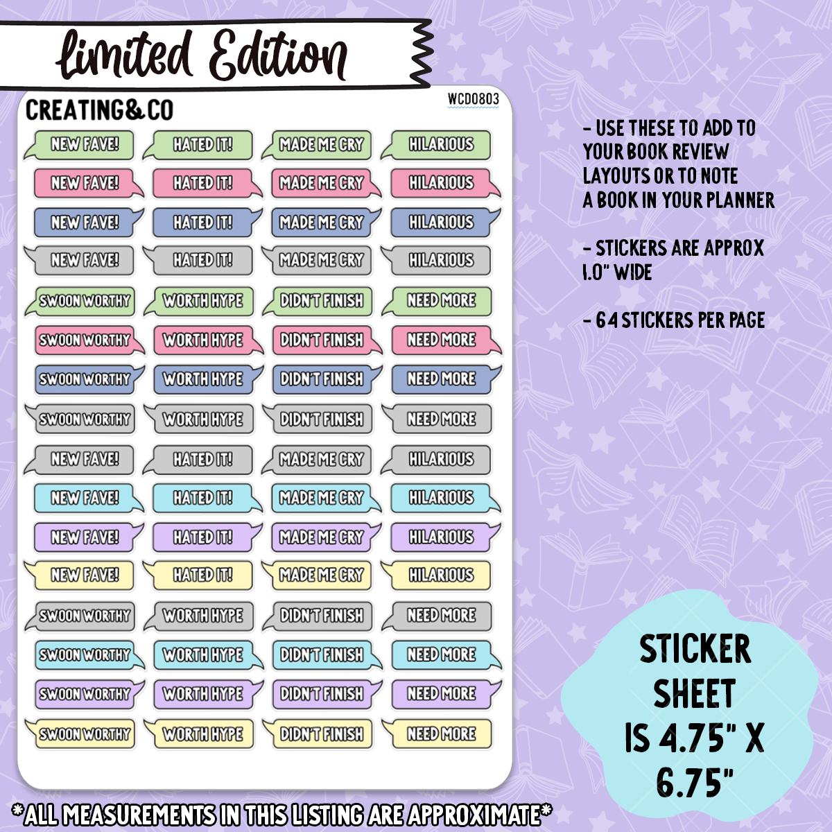 TBR Takedown 2024 Winter Countdown - All Sticker Sheets(27) - xWCD