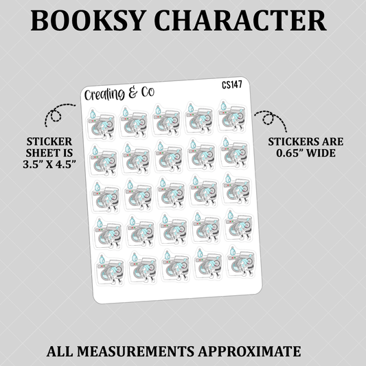 Laundry Booksy Character Functional Stickers - CS147