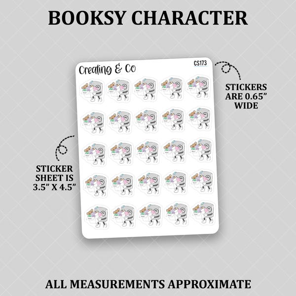 Destash Booksy Character Functional Stickers - CS173
