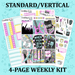Rockstar Vertical Weekly Planner Kit  - BK446