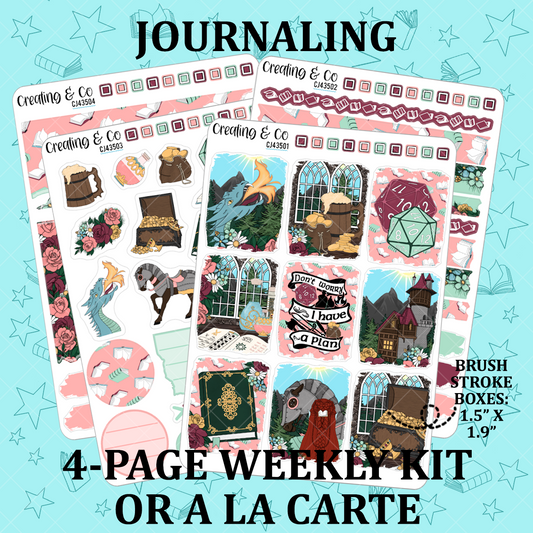 Dungeons & Dragons Creative Journaling and Planning Kit - CJ435