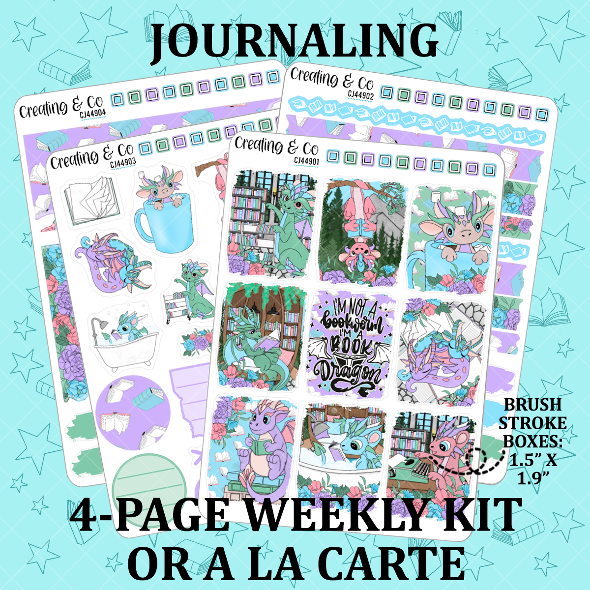 Book Dragon Creative Journaling and Planning Kit - CJ449