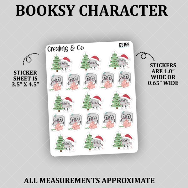 Holiday Prep Booksy Character Functional Stickers - CS159