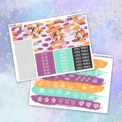 Happy Haunting Printable Weekly Planner Stickers