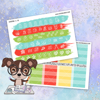 Father's Day Printable Weekly Planner Stickers