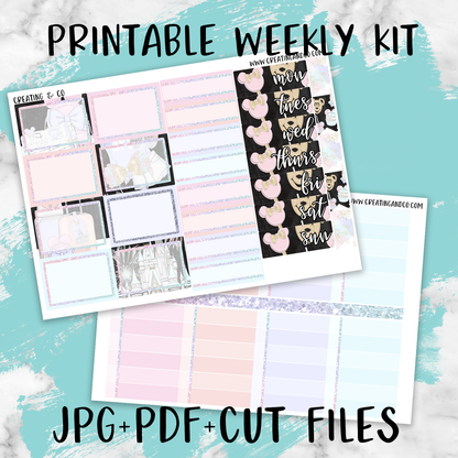 Take Me To The Mouse Printable Weekly Planner Stickers