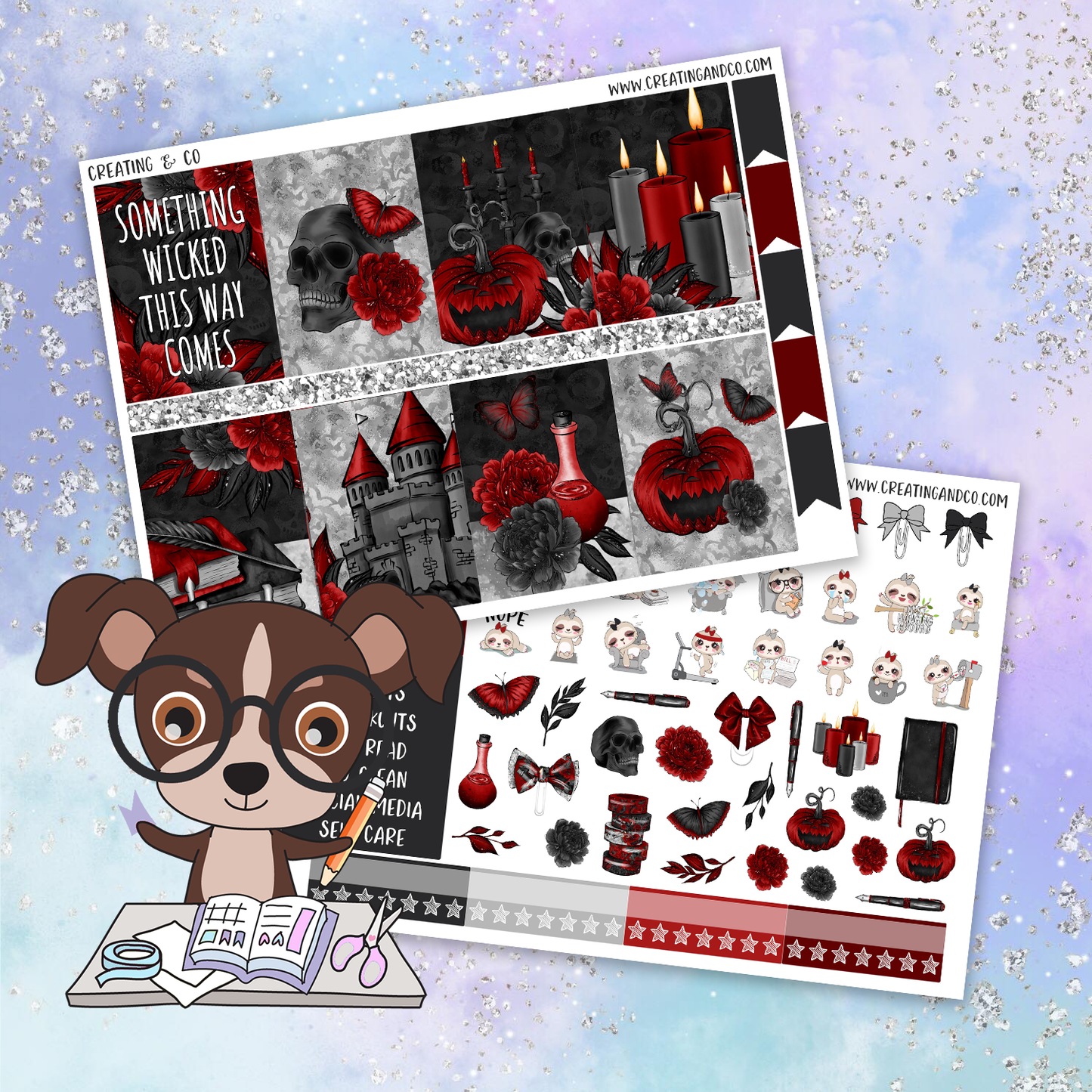 Wicked Printable Weekly Planner Stickers